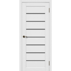 Дверь межкомнатная Дубрава Сибирь Рада ST ЛИНИЯ белая, стекло графит Дверь межкомнатная Дубрава Сибирь Рада ST ЛИНИЯ белая, стекло графит